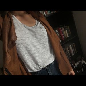 Brown Cropped Jacket